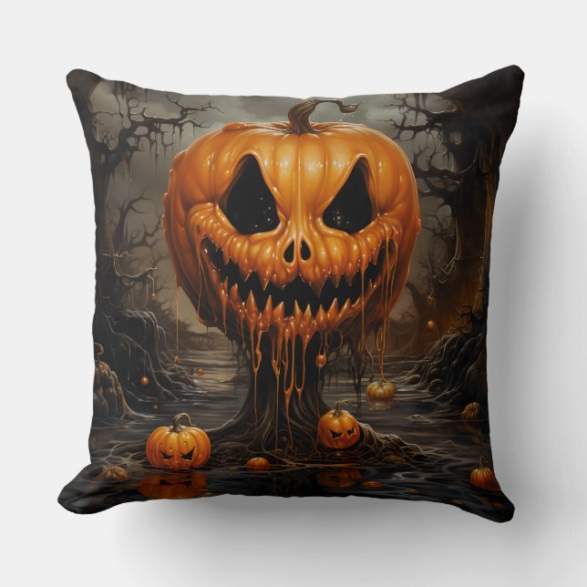 Coussin Halloween épouvantable  (Recto)