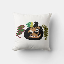 Coussin Halloween jack o 'lantercafé