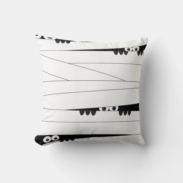 Coussin Halloween Peeking maman (Recto)