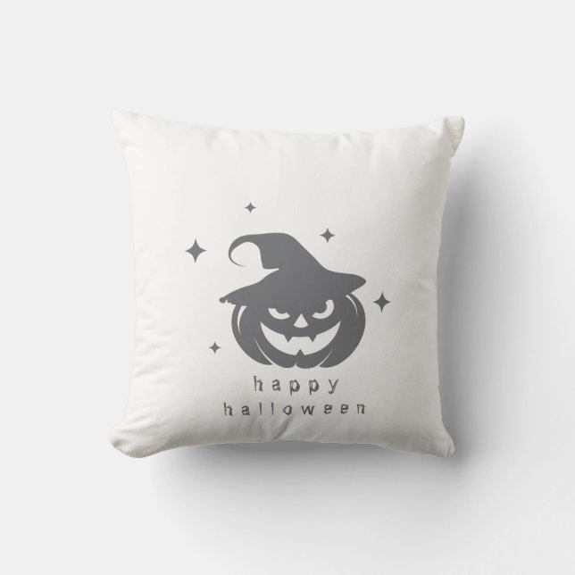 Coussin Halloween Pumpkin Decorative Pillow (Recto)