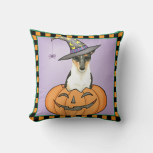 Coussin Halloween Smooth Collie
