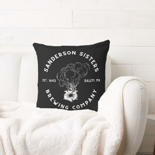 Coussin Halloween sorcières brasser Sanderson soeurs