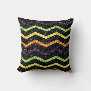 Coussin Halloween Sparkle Zig Zag