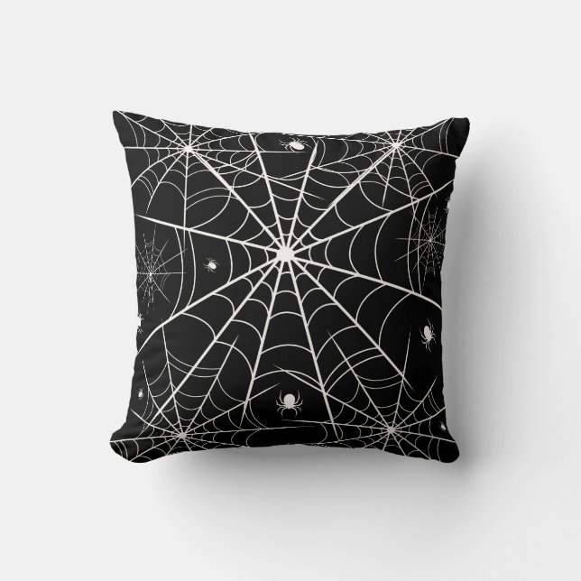 Coussin Halloween Spider Web (Recto)