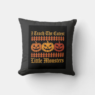 Coussin Halloween Trick Or Treat Petits Monstres Citrouill
