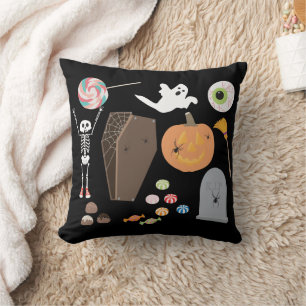 Coussin Halloween Trick ou Treat