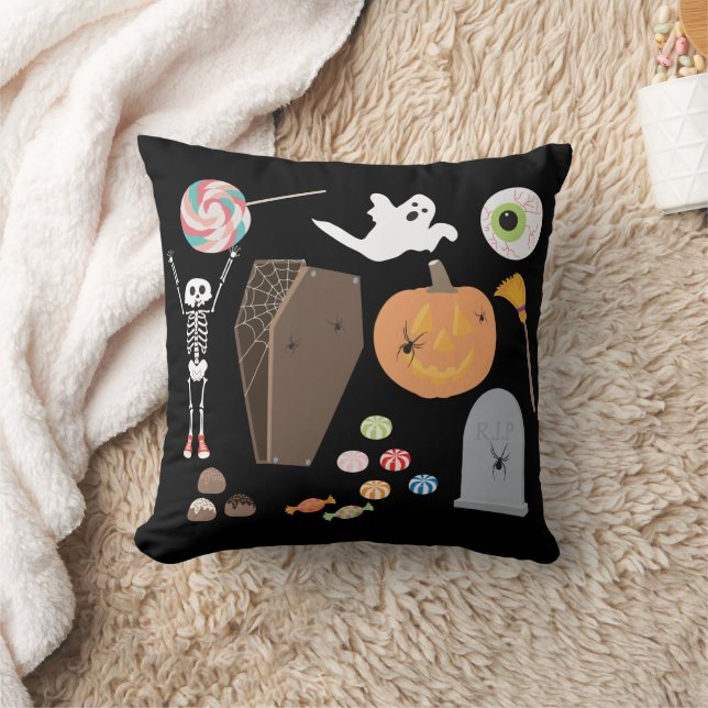 Coussin Halloween Trick ou Treat (Couverture)