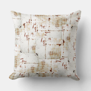 Coussin HAMbyWG Jetez l'oreiller 20" - Blanc en détresse