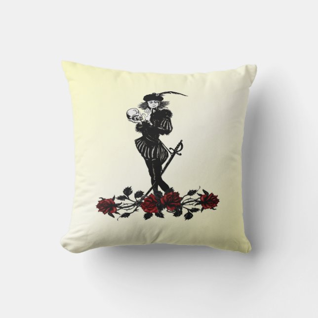 Coussin Hamlet Jaune (Recto)
