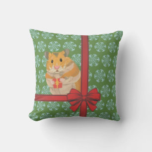 Coussin Hammy Christmas Hamster Noël