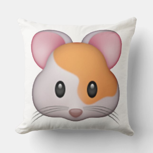 Coussin Hamster - Emoji (Recto)