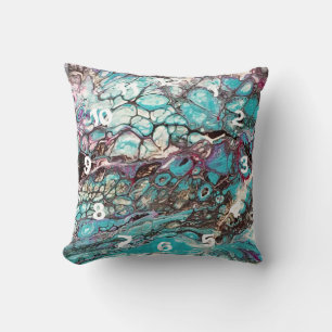 Coussin Handmade abstract painting - Kook Art -