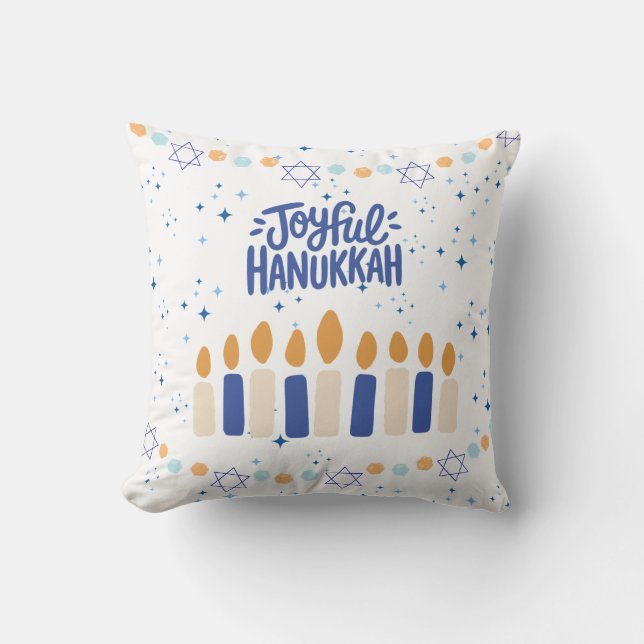 Coussin Hanukka joyeuse (Recto)