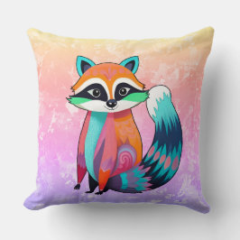 Coussin Happy Baby Raccoon
