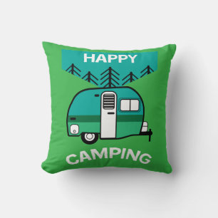 Coussin Happy Campers   Caravaner   Camper