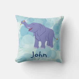 Coussin Happy Elephant (Personnaliser)