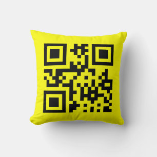 Coussin Happy Face Smiling Emoji — Code QR