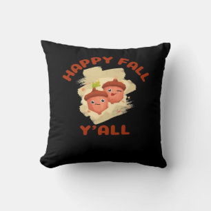 Coussin Happy Fall Y’all Creative Décontracté
