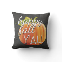 Happy Fall Yall Citrouille Sur Chalkboard