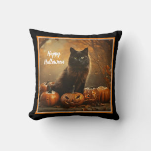 Coussin Happy Halloween Black Cat Collection