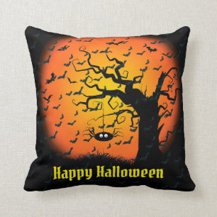 Coussin Happy Halloween Éffrayant