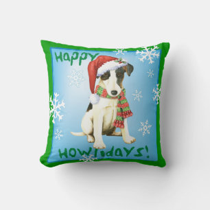 Coussin Happy Howliday Smooth Fox Terrier