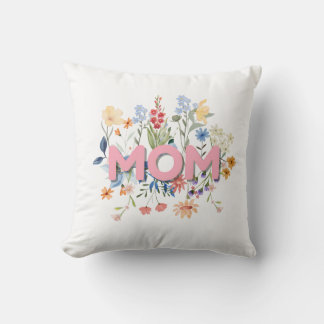 Coussin Happy Mother’s Day Throw Pillow | Cute Gift