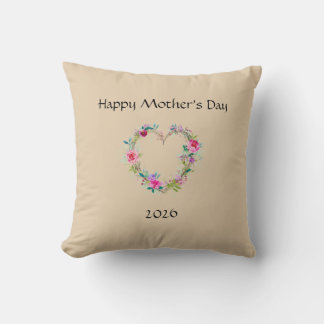 Coussin Happy Mother's day Throw Pillow
