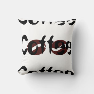 Coussin Haricots de café funky Gros Mots Cushion Jeu d'ore