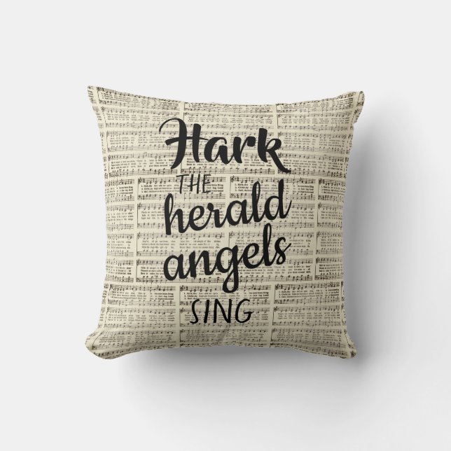 Coussin Hark, le chanteur des Herald Angels (Recto)