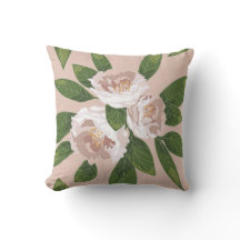 Harmonie du jardin de crème : Camellias et verdure