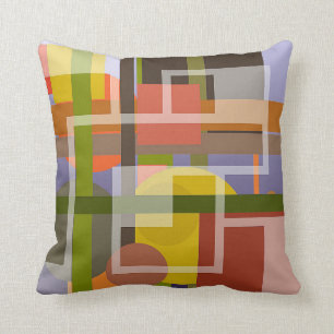 Coussin harmonieux avec la conception abstraite