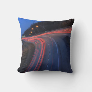 Coussin Harrisburg Pennsylvanie I-81 Traînées lumineuses a