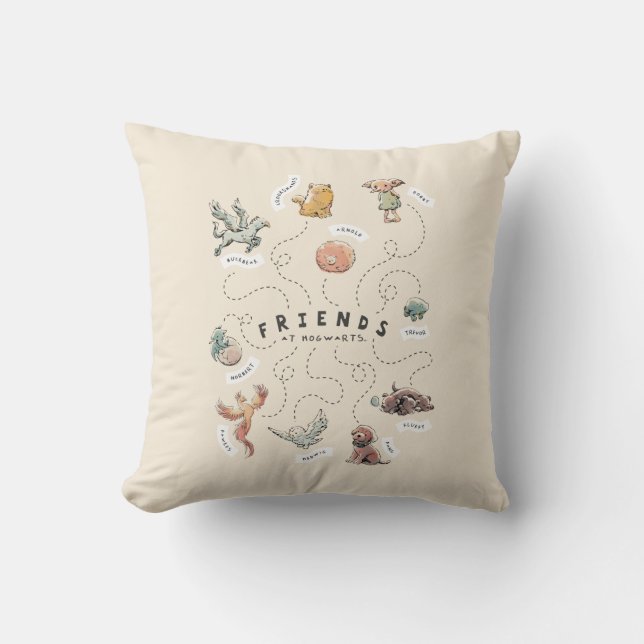 Coussin HARRY POTTER™ | Amis de Hogwarts (Recto)