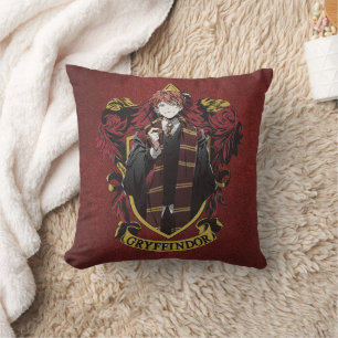 Coussin HARRY POTTER™   Anime Blason de la Maison Ron Weas