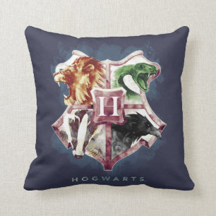 Coussin Harry Potter Blason d'HOGWARTS™ Aquarelle