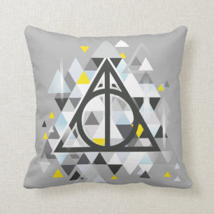 Coussin Harry Potter   Geometric Deathly Hallows