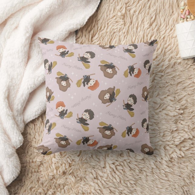 Coussin HARRY POTTER™, Hermione & Ron Flying Motif (Couverture)