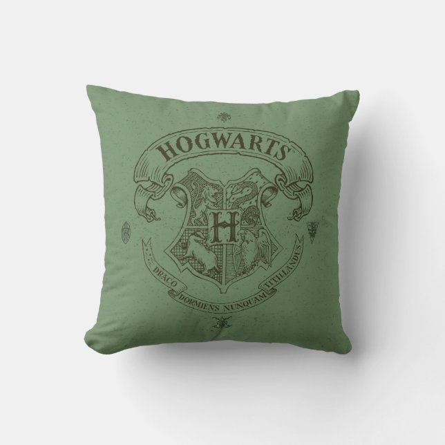 Coussin Harry Potter | Hogwarts Banner Crest (Recto)