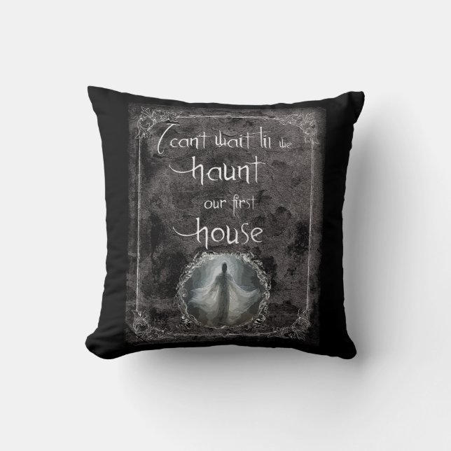 Coussin Haunt Notre Première Maison (Recto)