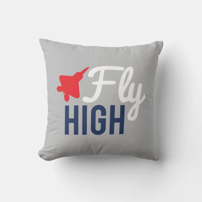 Coussin Haut carreau d'avion de mouche (Recto)