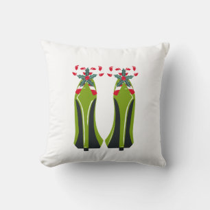 Coussin Haut talons verts avec Sucres de canne