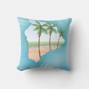 Coussin Hawaii Grande île