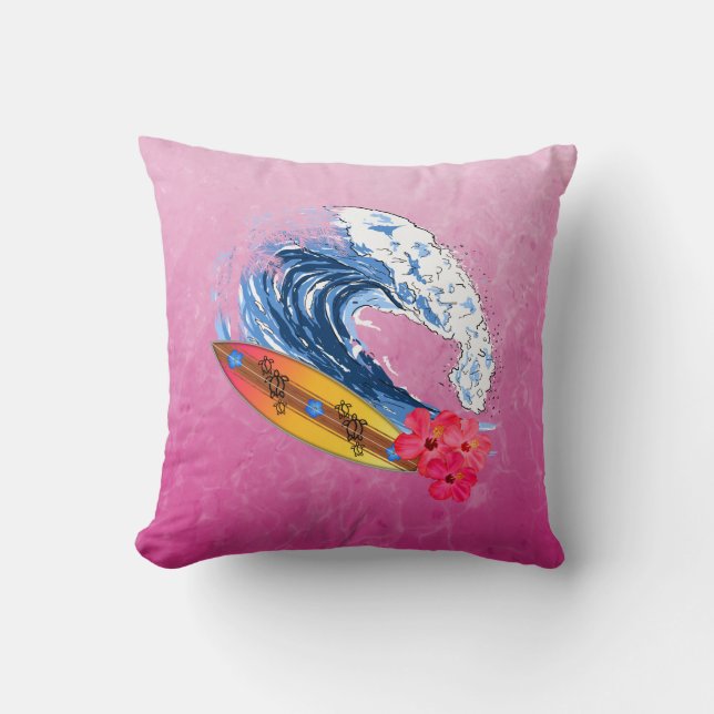 Coussin Hawaii Surf (Recto)