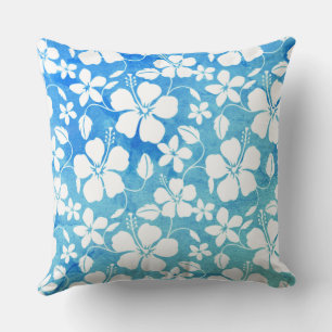 COUSSIN HAWAIIAN HULA (HIBISCUS) GREENLEAF LAIT PILLOW