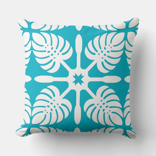 COUSSIN HAWAIIAN QUILT - Monstera (Recto)
