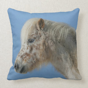 Coussin Headshot miniature de cheval