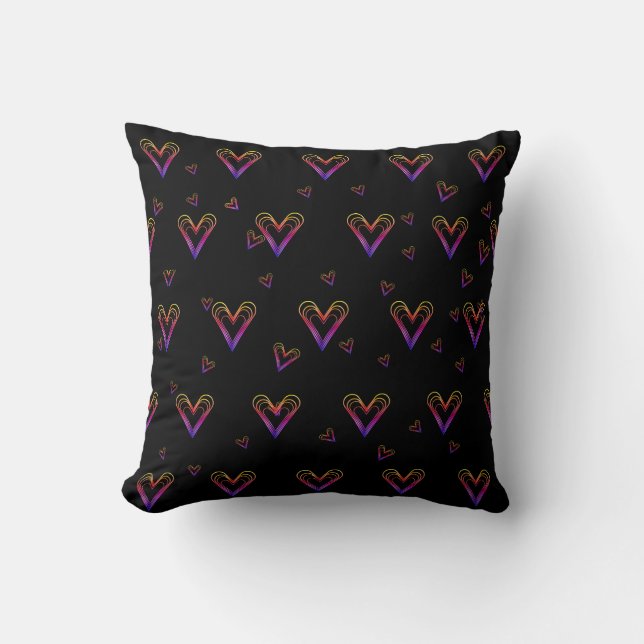 Coussin heart Throw Pillow (Recto)