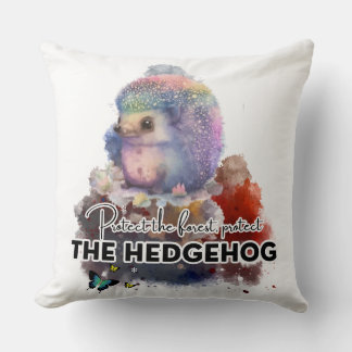 Coussin Hedgehog, gardien forestier