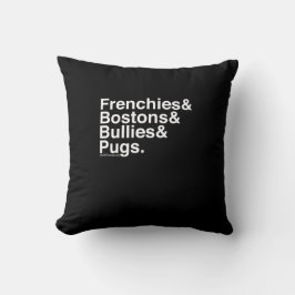 Coussin helvetica de chiens